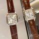Low Price Cartier Santos-dumont Couple watches Khaki Leather Band (4)_th.jpg
